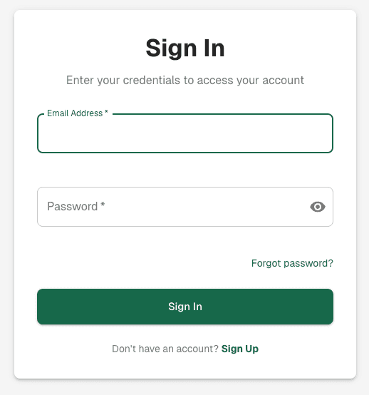 Authentication Light Mode